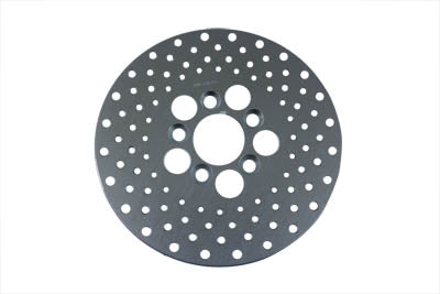 23-0370 - 10 inch Drilled Front Brake Disc Steel by Edart