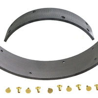 23-0504 - Rear Brake Shoe Linings with Rivets by Duro