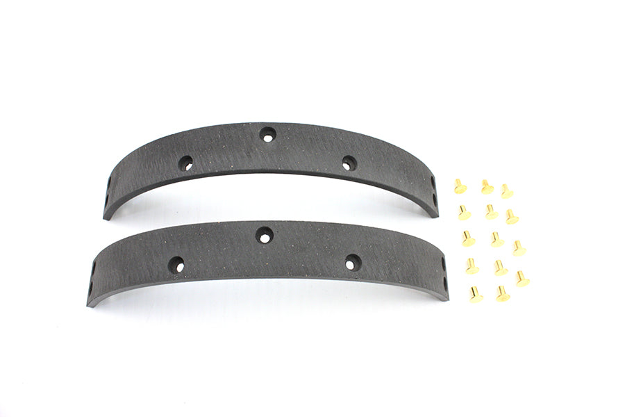 23-0505 - Rear Brake Shoe Linings with Rivets by Duro