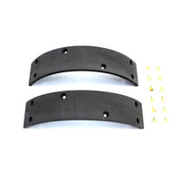 23-0506 - Front Brake Shoe Linings with Rivets by Duro