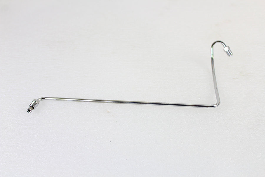 23-0700 - Steel Rear Brake Line Chrome by V-Twin