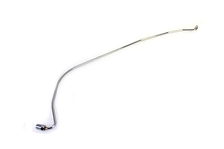 23-0703 - Steel Rear Brake Line Chrome by V-Twin