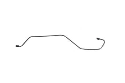 23-0704 - Steel Rear Brake Line Matte Chrome by V-Twin