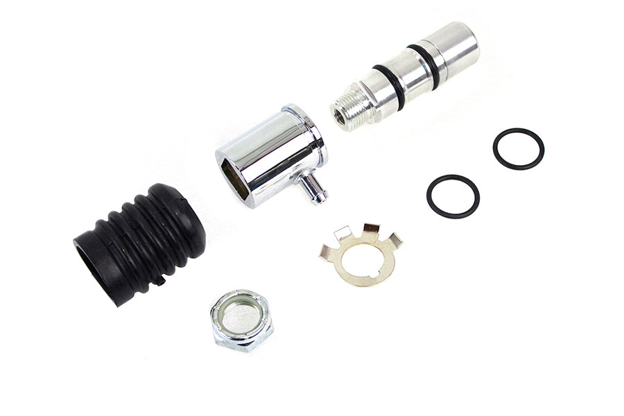 23-0813 - Rear Remote Mount Master Cylinder Natural by V-Twin