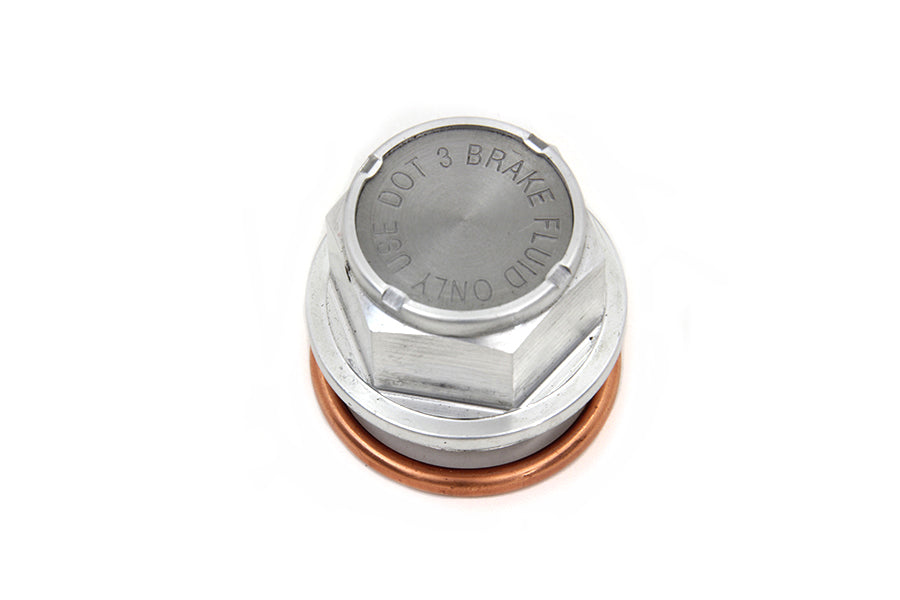 23-0905 - Alloy Master Cylinder Filler Top Plug Cap by V-Twin