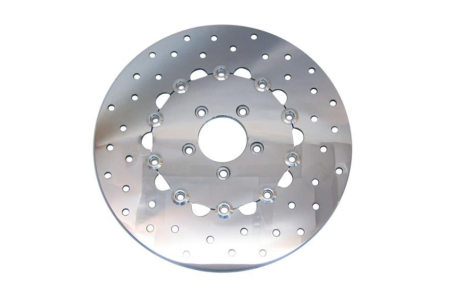 23-0907 - Floating Polished 11.8  Front Brake Disc by Edart