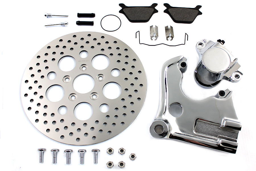 23-1089 - Chrome Rear Caliper and 11-1/2  Disc Kit by V-Twin