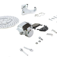 23-1090 - Chrome Rear 2 Piston Caliper and 11-1/2  Disc Kit by V-Twin