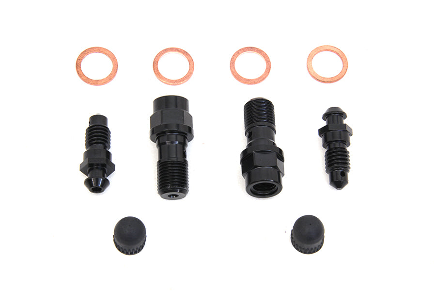 23-1152 - FLT Front Caliper Bleeder Screw Kit Black by Edart