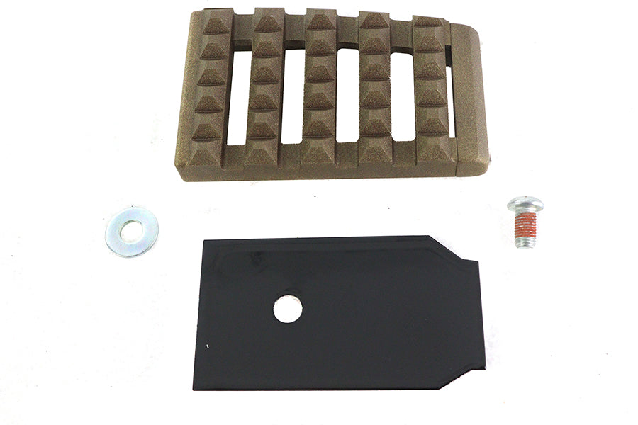 23-1328 - Bronx Brake Pedal Pad Large Bronze by V-Twin
