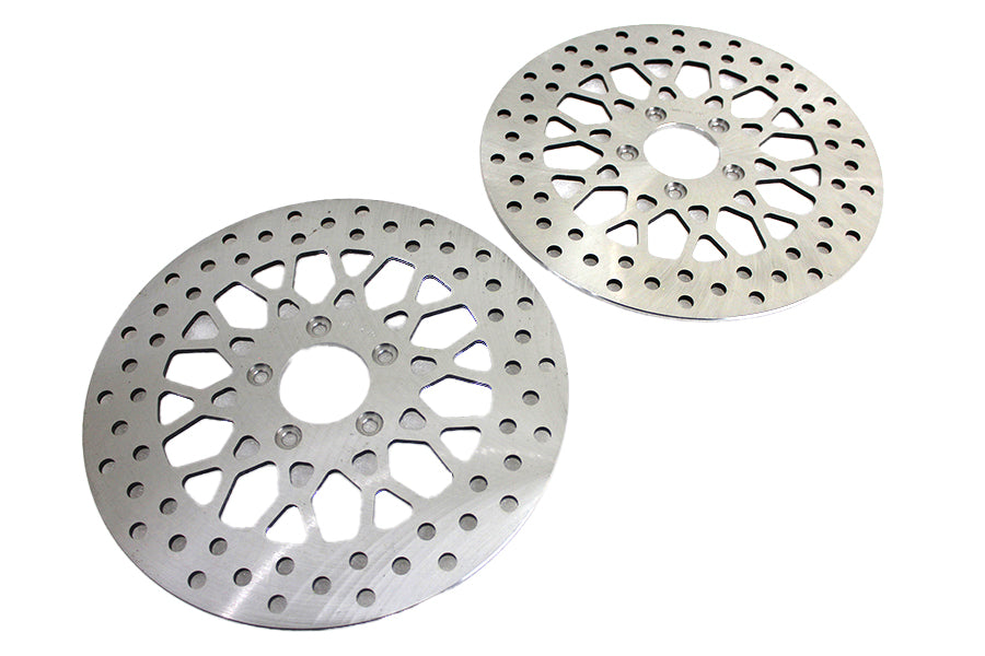 23-1537 - 11.8  Front Brake Disc Set X-Spoke Style by Duro
