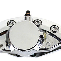 Chrome Front 1 Piston Banana Caliper