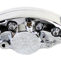 Chrome Front 1 Piston Banana Caliper