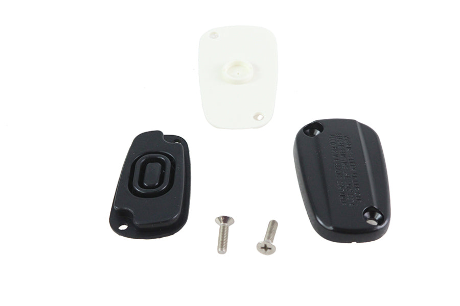 23-1657 - Brake Master Cylinder Cover Kit Black by V-Twin