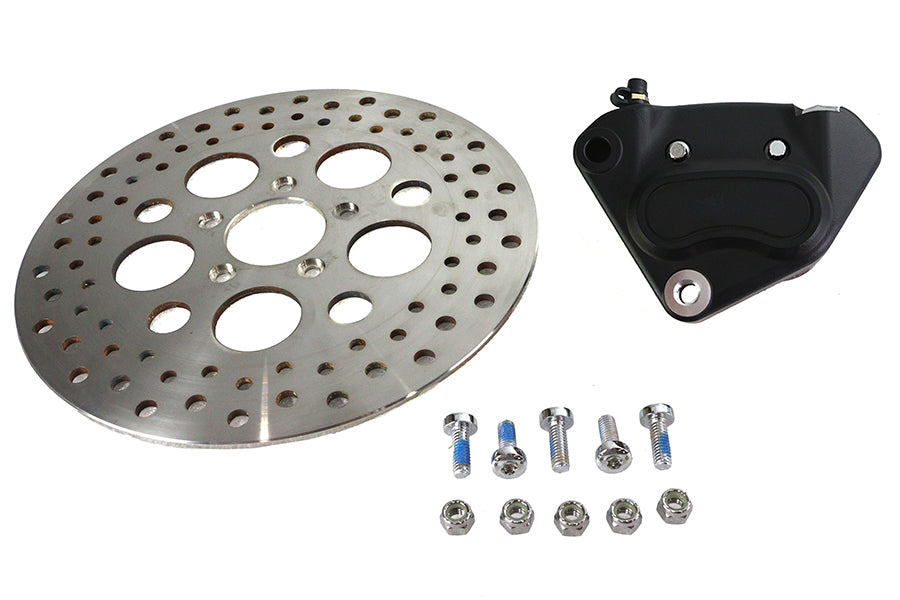 23-1663 - 11.5 inch Black Front Caliper Kit by V-Twin
