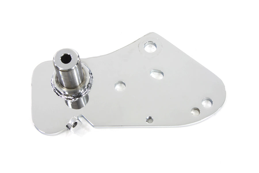 23-1744 - Brake Pedal Mount Plate Chrome by V-Twin