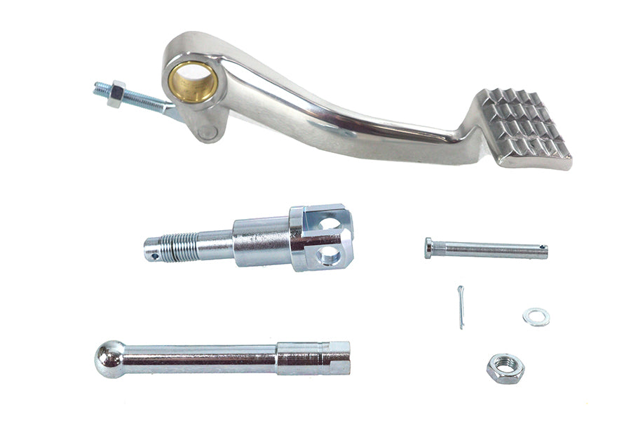 23-1879 - Brake Pedal Kit Polished by V-Twin