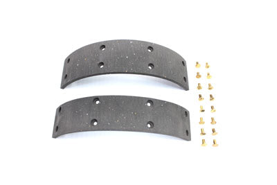 23-1987 - Rear Brake Shoe Lining Set with Rivets by Edart