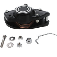 23-2219 - Black Front 1 Piston Banana Caliper with Bullseye by Edart