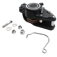 23-2219 - Black Front 1 Piston Banana Caliper with Bullseye by Edart