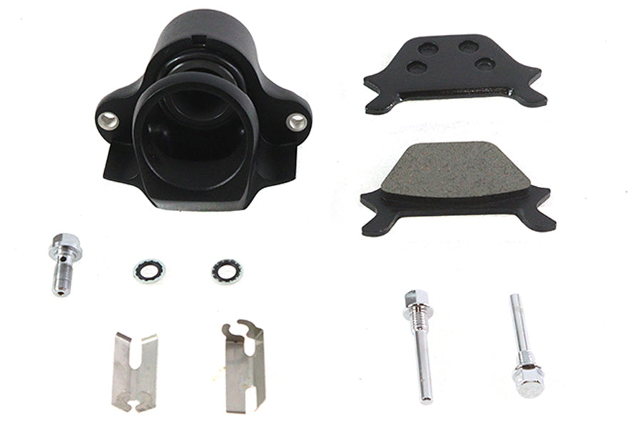 23-3091 - Black 1 Piston Rear Caliper by V-Twin