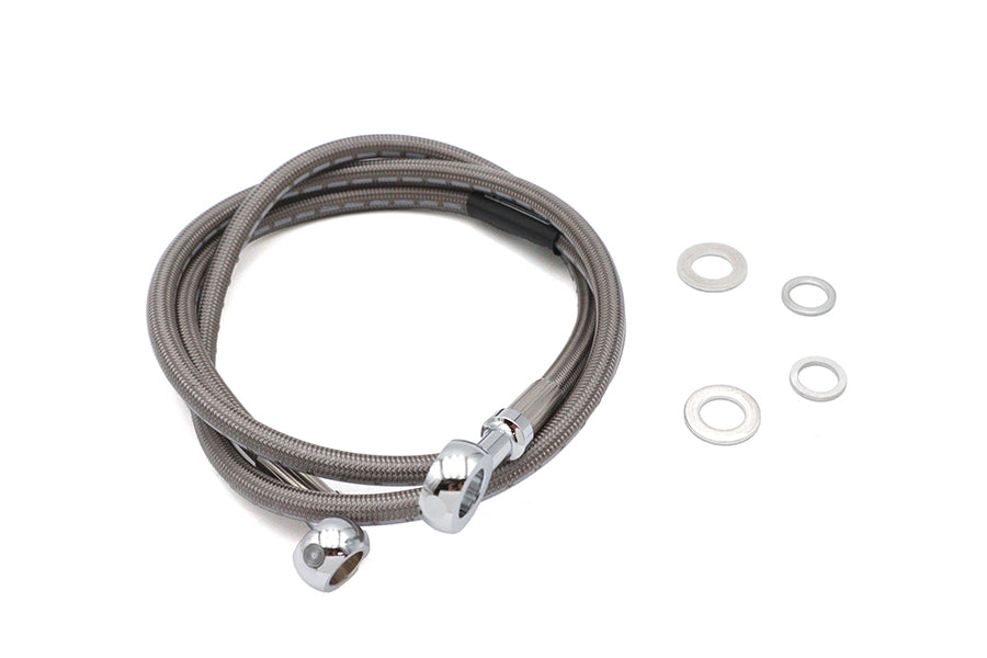 23-8722 - Stainless Steel Front Brake Hose 44 by Edelbrock