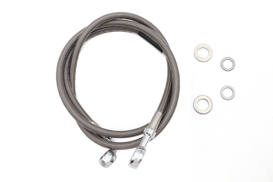 23-8722 - Stainless Steel Front Brake Hose 44 by Edelbrock