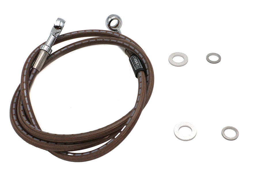 23-8746 - Stainless Steel Front Brake Hose 45-7/8 by Edelbrock