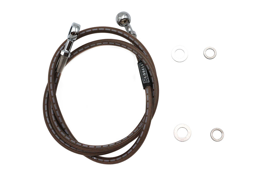 23-8746 - Stainless Steel Front Brake Hose 45-7/8 by Edelbrock