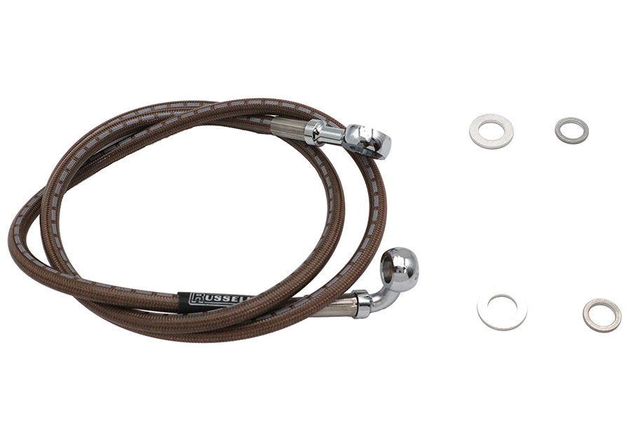 23-8746 - Stainless Steel Front Brake Hose 45-7/8 by Edelbrock