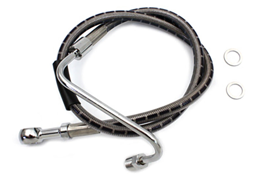 23-8926 - Stainless Steel 24  Front Brake Hose by Edelbrock