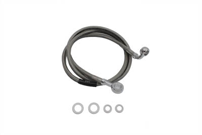 23-8987 - Stainless Steel Front Brake Hose 46-1/2 inch by Edelbrock