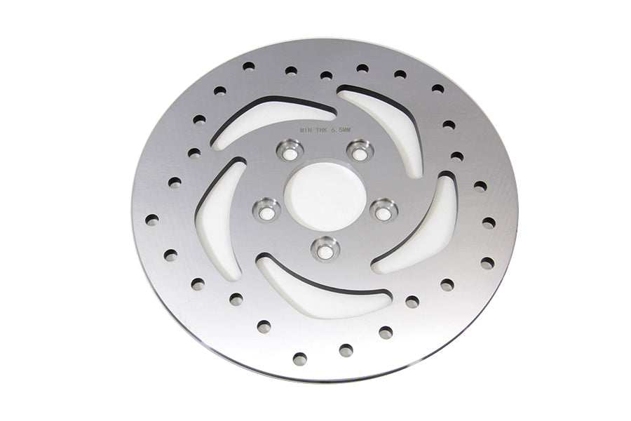 23-9000 - 10-1/2  Drilled Rear Brake Disc by V-Twin