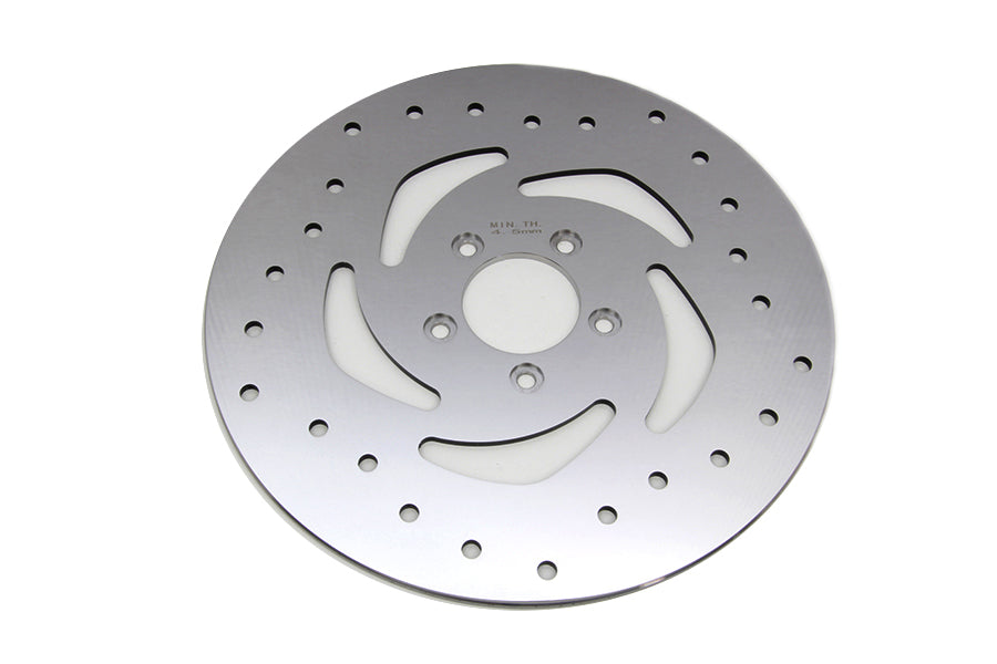 23-9002 - 11.8 inch Drilled Front Brake Disc by V-Twin
