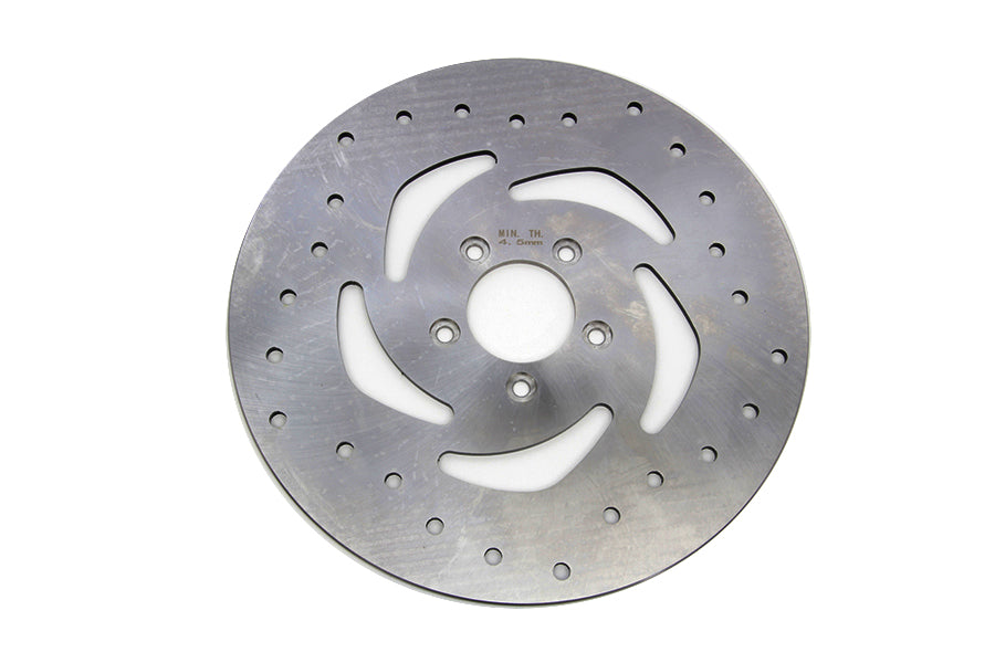 23-9003 - 11.8 inch Drilled Front Brake Disc by V-Twin