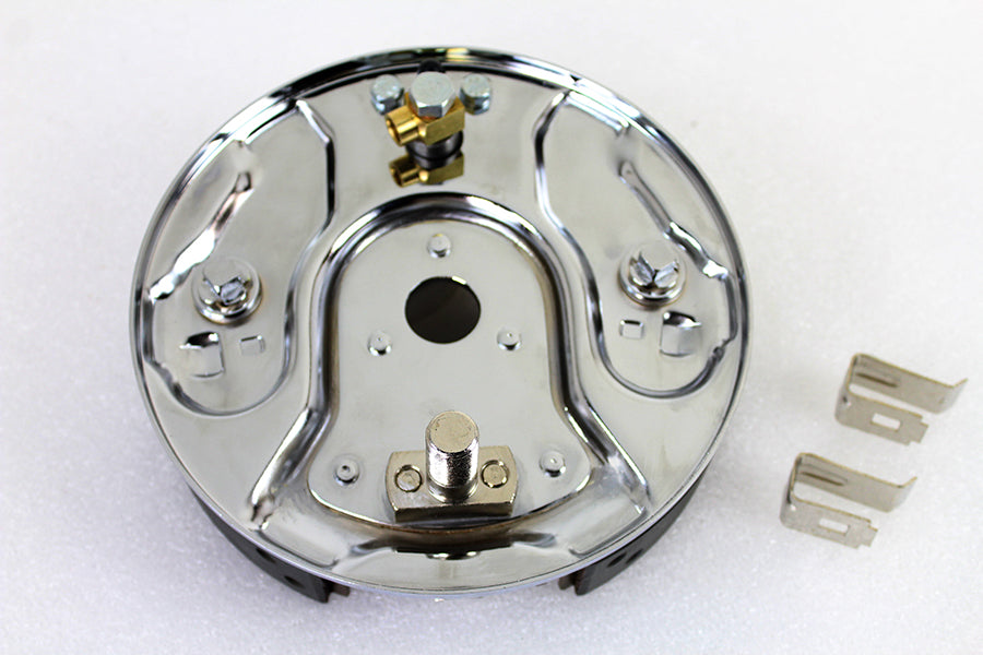 23-9240 - Rear Hydraulic Brake Backing Plate Kit Chrome by Motorshop