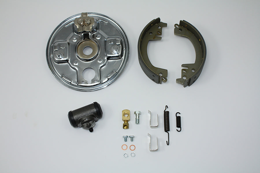 23-9247 - Rear Hydraulic Brake Backing Plate Kit Chrome by Motorshop