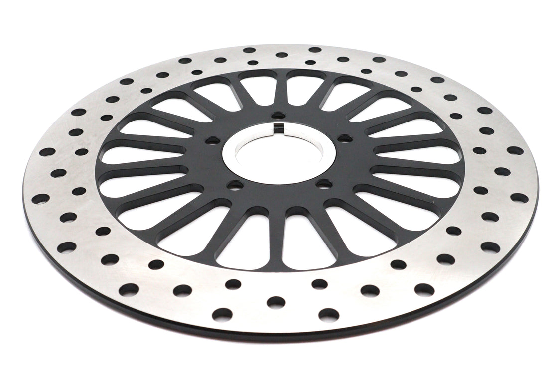 23-9635 - 11-1/2 inch King Spoke Front Brake Disc Black by Ultima