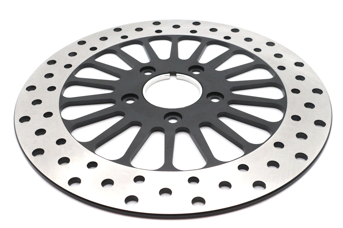 23-9635 - 11-1/2 inch King Spoke Front Brake Disc Black by Ultima
