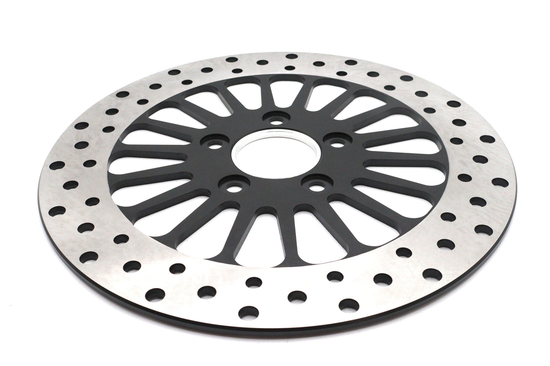 23-9636 - 11-1/2 inch King Spoke Rear Brake Disc Black by Ultima