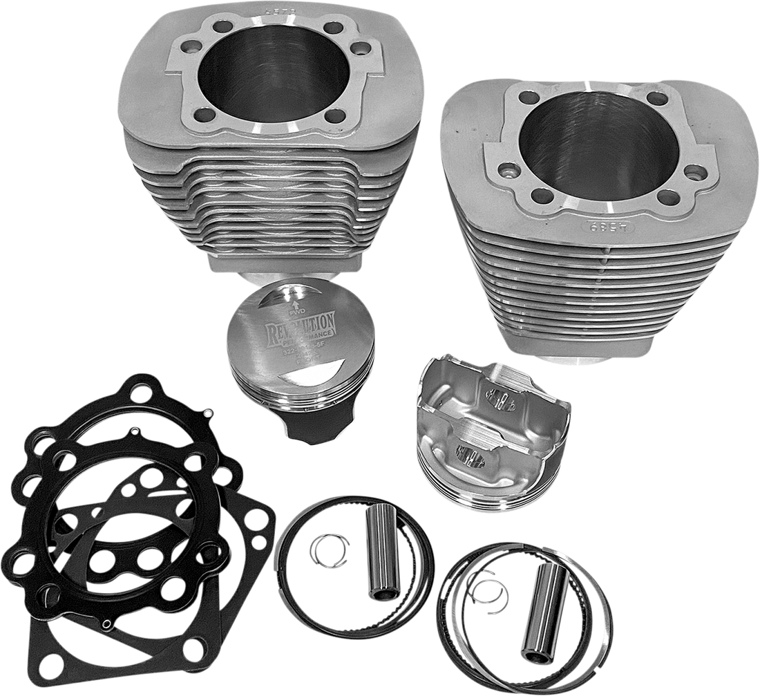 REVOLUTION PERFORMANCE, LLC Cylinder Kit - Monster Big Bore - 100" - Natural - Evolution Big Twin '84-'99 RP201-209W