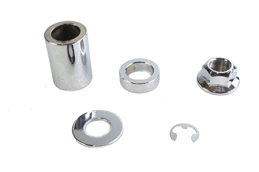 2335-5 - Rear Axle and Nut Spacer Kit Smooth Style Chrome by Colony