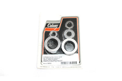 2337-5 - Front Axle Spacer Kit Smooth Style Chrome by Colony