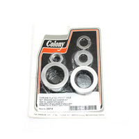 2337-5 - Front Axle Spacer Kit Smooth Style Chrome by Colony