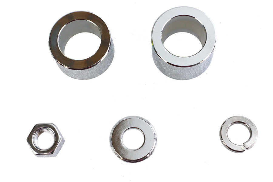 2337-5 - Front Axle Spacer Kit Smooth Style Chrome by Colony