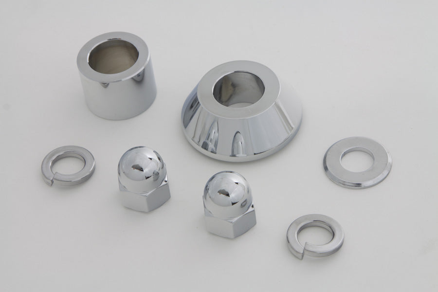 2389-7 - Front Axle Spacer Kit Smooth Style Chrome by Colony