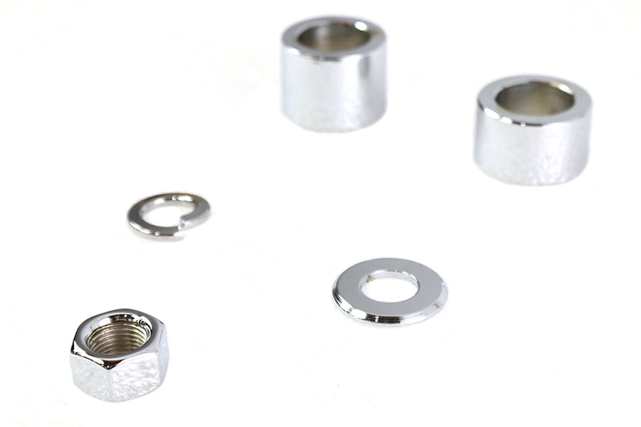 2391-7 - Front Axle Spacer Kit Smooth Style Chrome by Colony