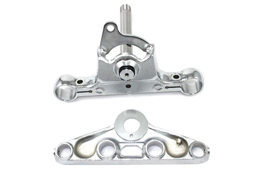 24-0000 - Chrome Triple Tree Set by V-Twin