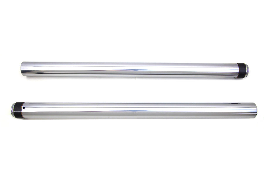 24-0021 - Hard Chrome Fork Tube Set Stock Length by V-Twin