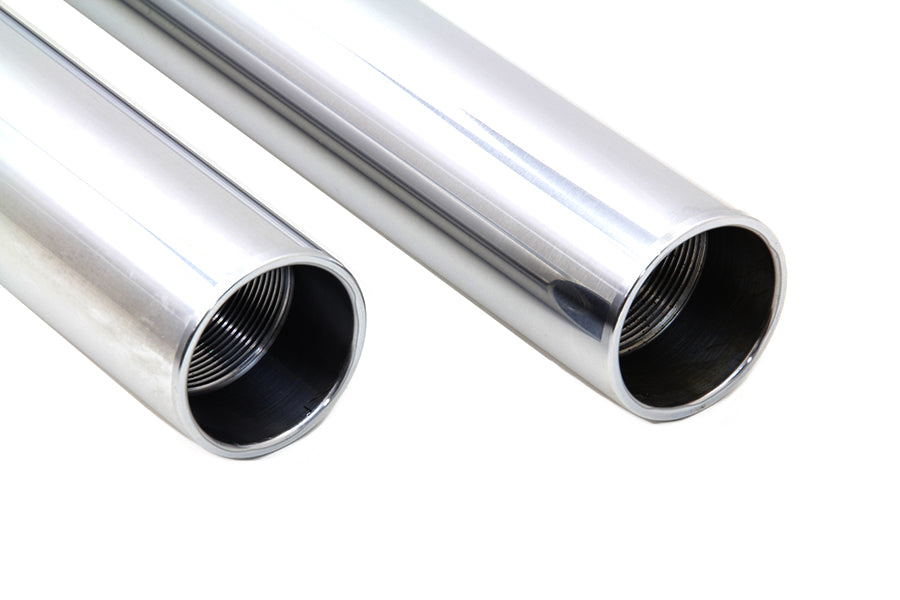 24-0021 - Hard Chrome Fork Tube Set Stock Length by V-Twin